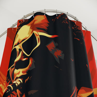 Miles David Jazz Legend B Shower Curtain