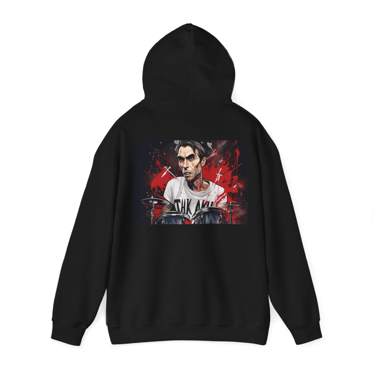 Energetic Travis Barker Hooded Sweatshirt