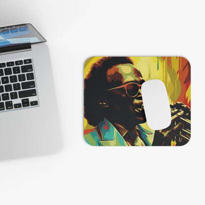 Miles David Jazz Legend Mouse Pad (Rectangle)