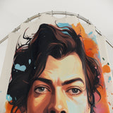 Iconic Harry Styles Shower Curtain