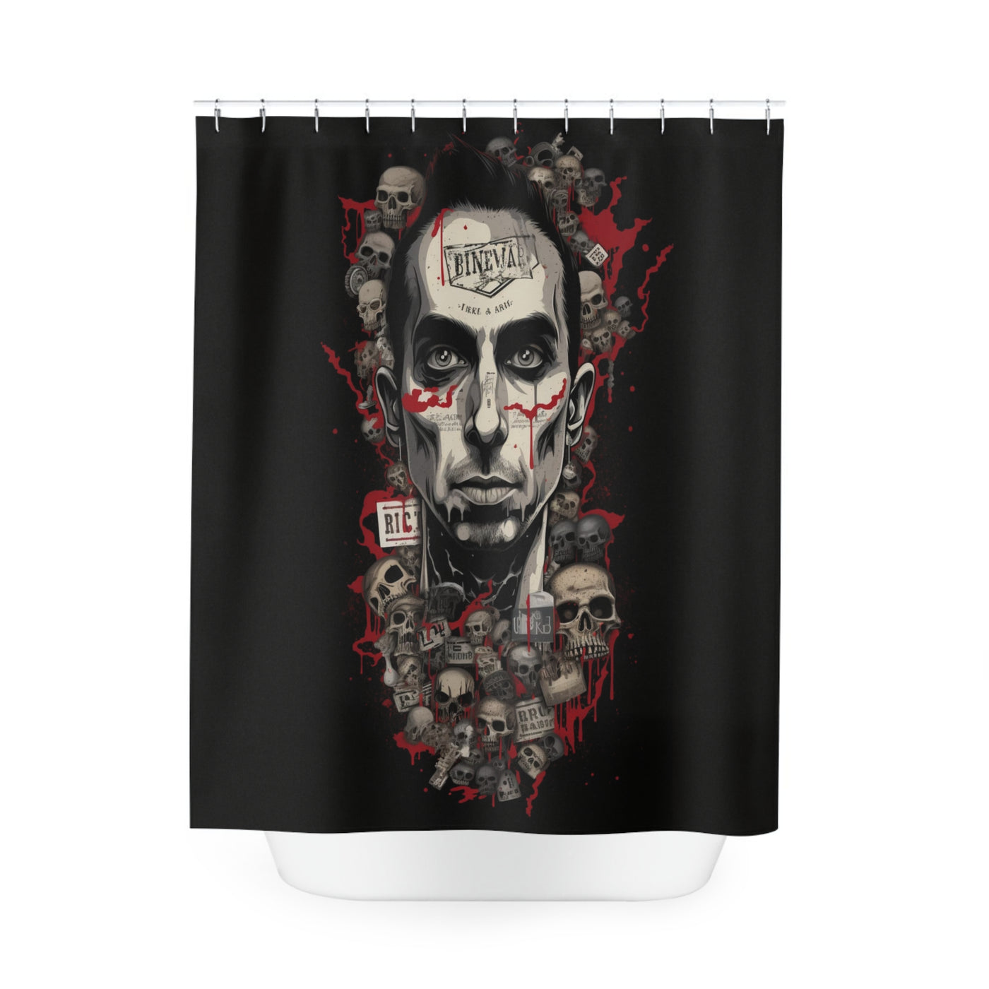 Energetic Travis Barker B Shower Curtain