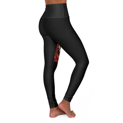 Slash  high-waisted yoga leggings