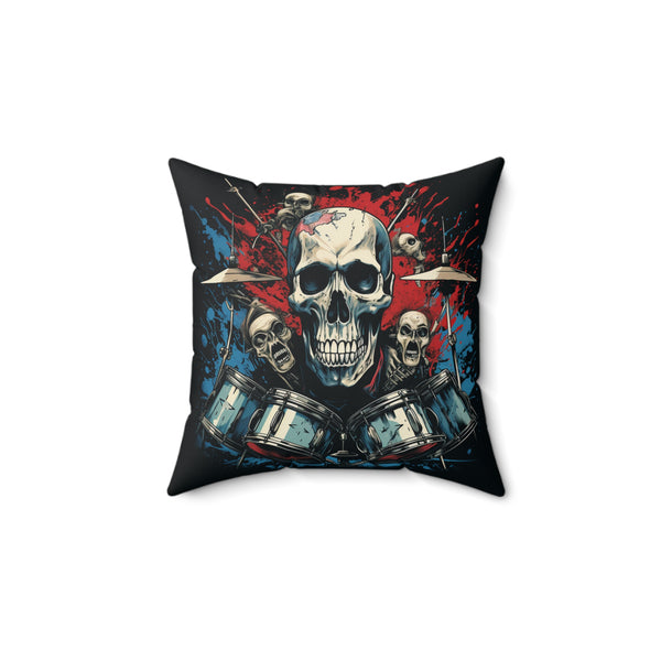 Energetic Travis Barker Square Pillow