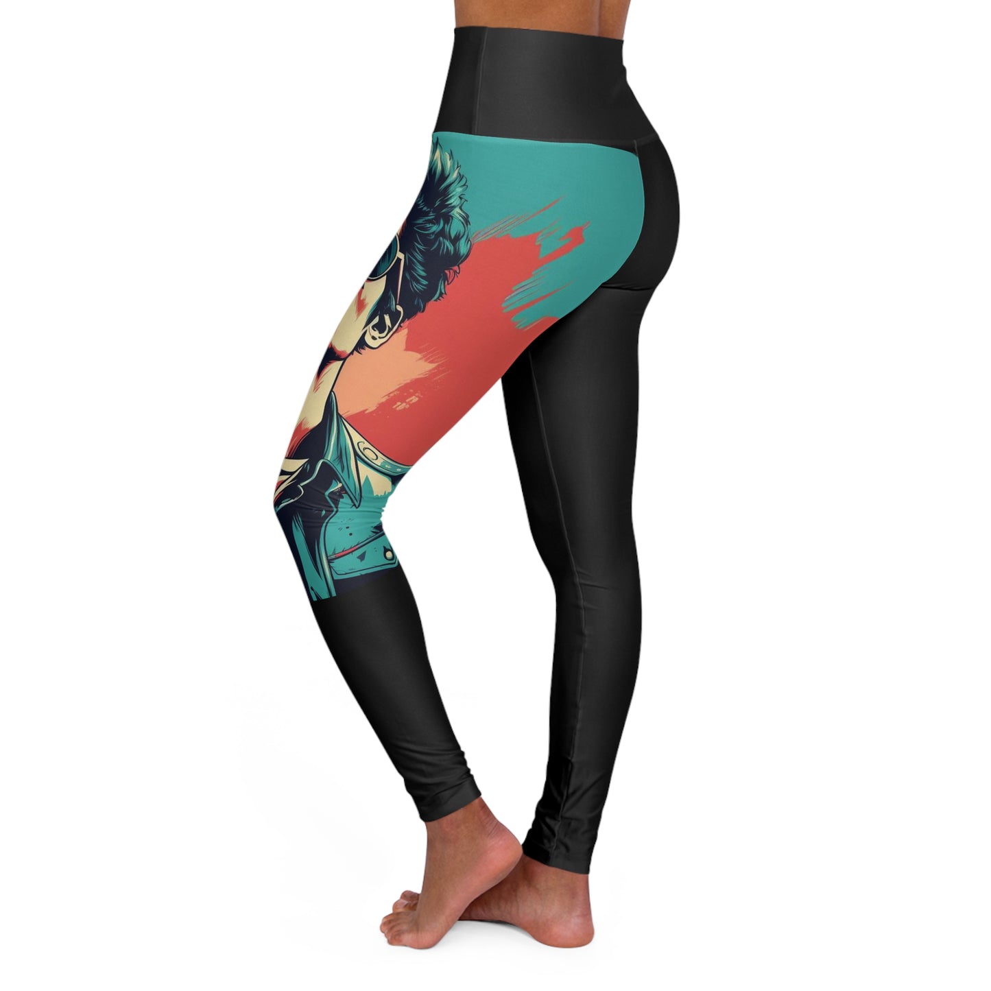 Bruno Mars  skinny fitting high-waisted yoga leggings