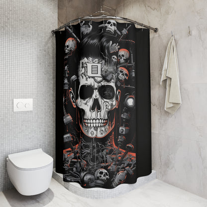 Energetic Travis Barker Shower Curtain