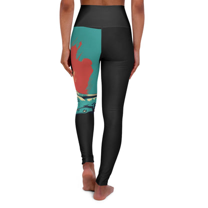 Bruno Mars  skinny fitting high-waisted yoga leggings