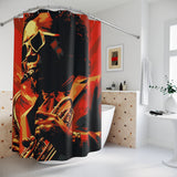 Miles David Jazz Legend B Shower Curtain