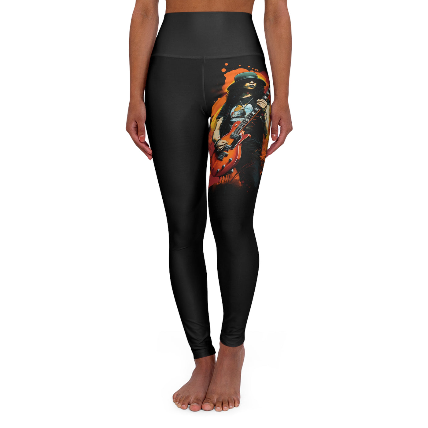 Slash  high-waisted yoga leggings