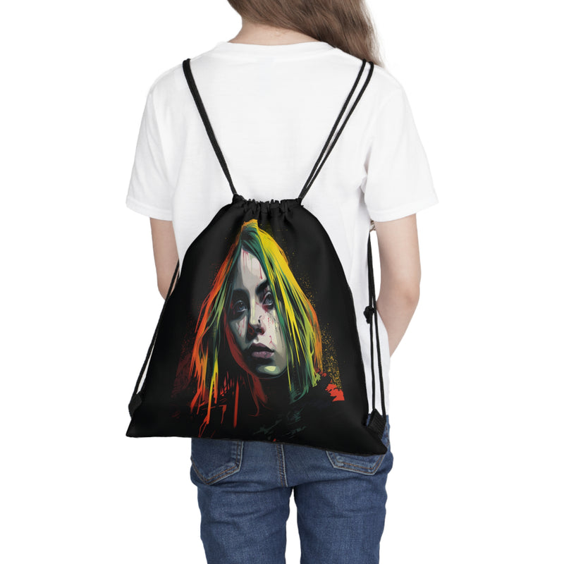 Soulful Billie Eilish  Drawstring Bag