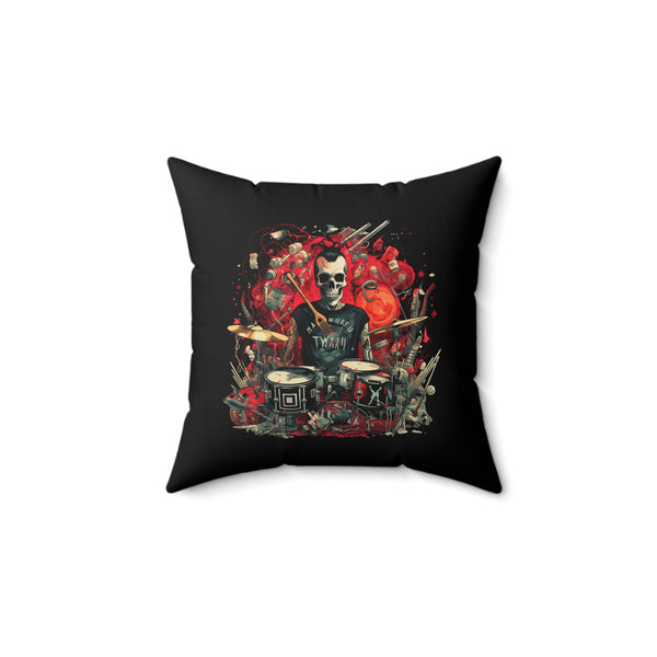 Energetic Travis Barker Square Pillow