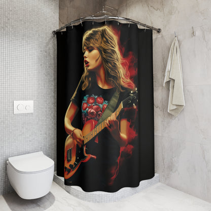 Charismatic Taylor Swift Shower Curtain