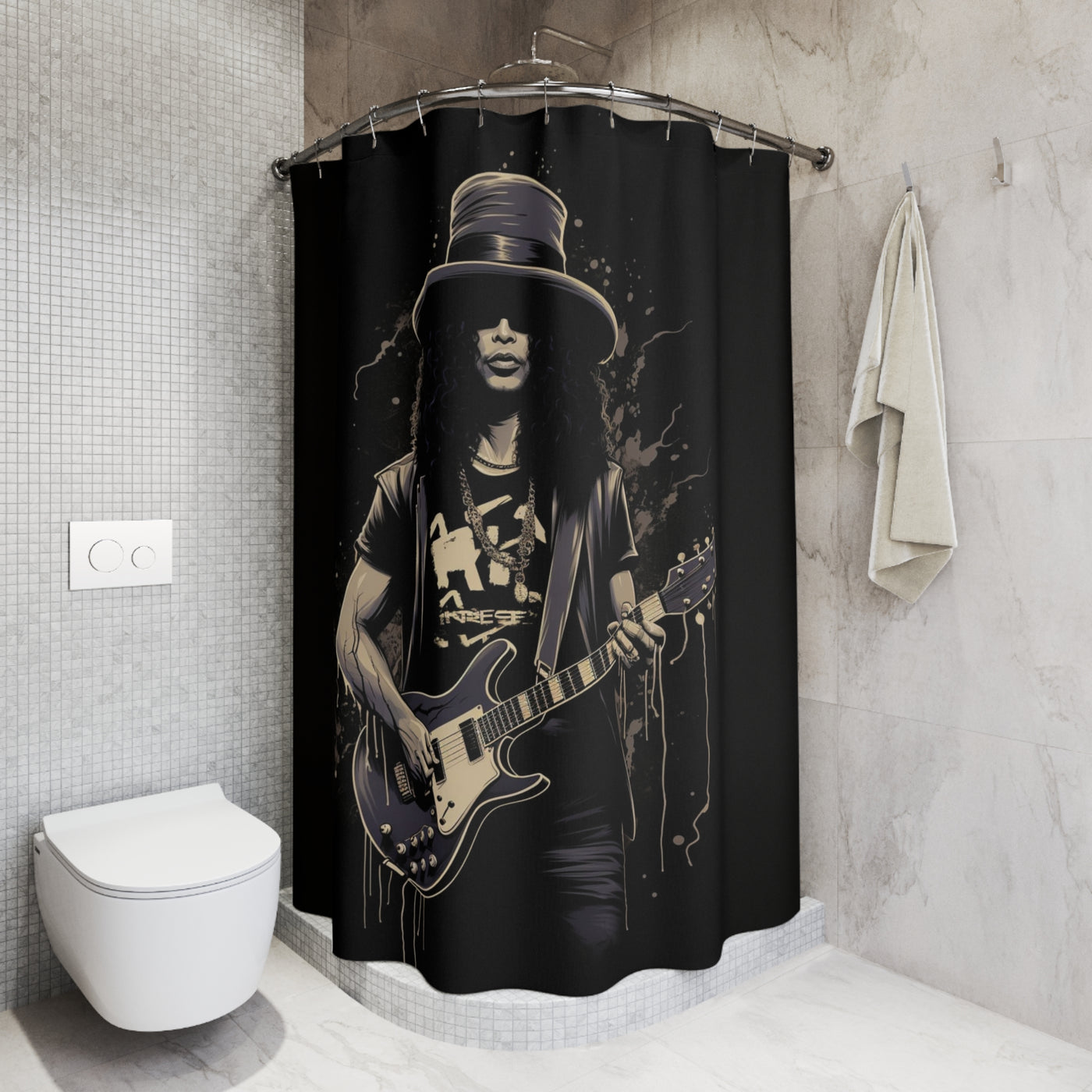 Legendary Slash Shower Curtain