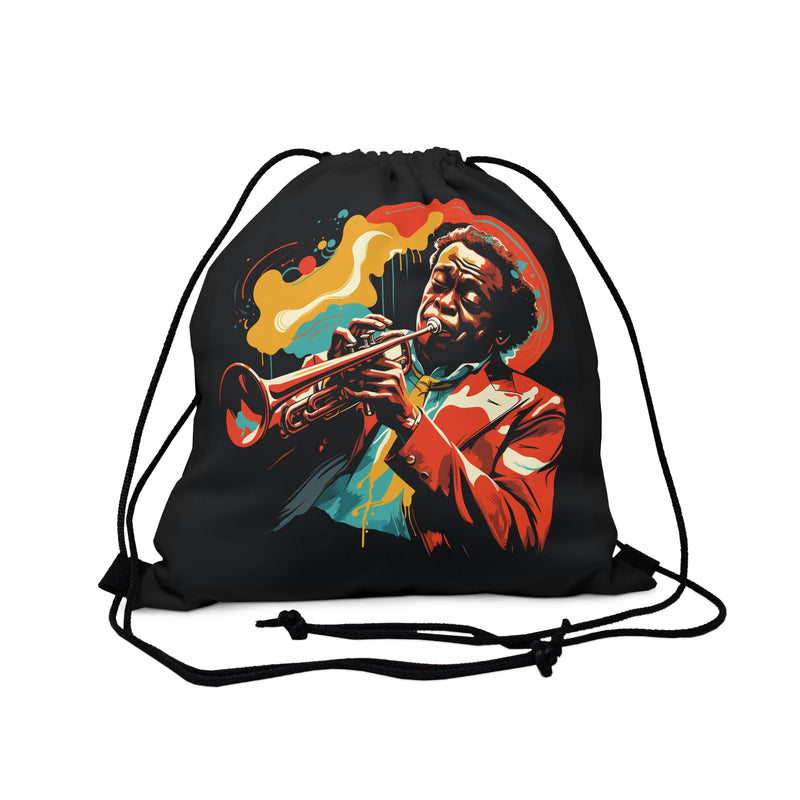 Miles David Jazz Legend Drawstring Bag