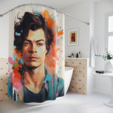 Iconic Harry Styles Shower Curtain