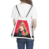 Charismatic Taylor Swift Drawstring Bag