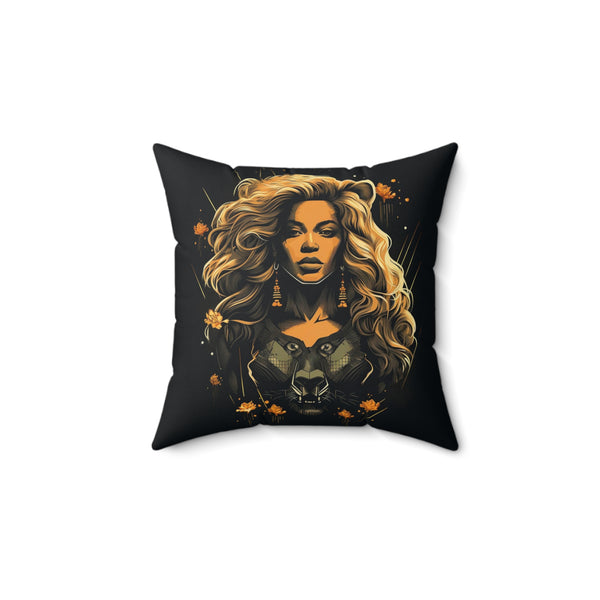 Powerful Beyonce Square Pillow