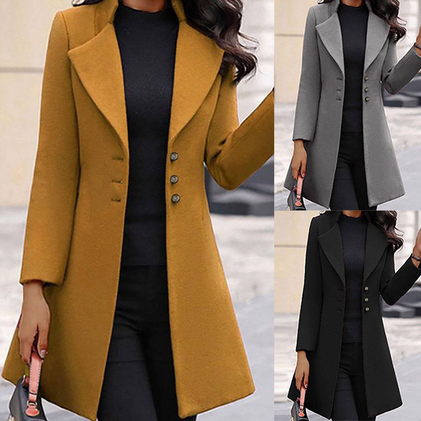 Tina - Stylish and versatile overcoat for women