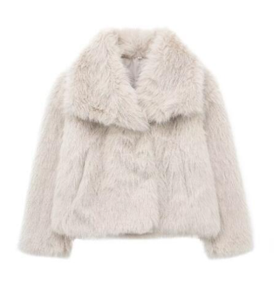 Isla - Elegant and warm faux fur coat