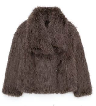 Isla - Elegant and warm faux fur coat